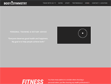 Tablet Screenshot of bodysymmetry.com